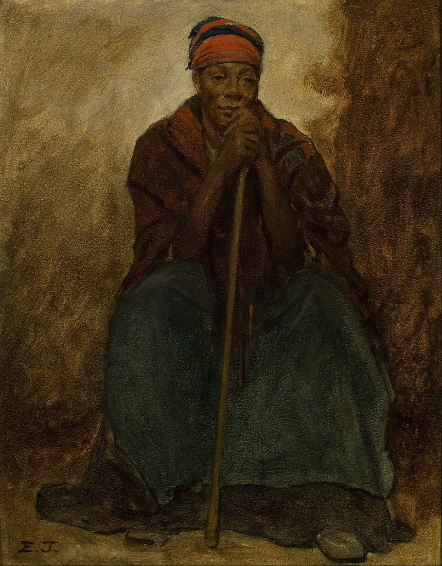 Portrait of a woman, by Eastman Johnson, c. 1867.