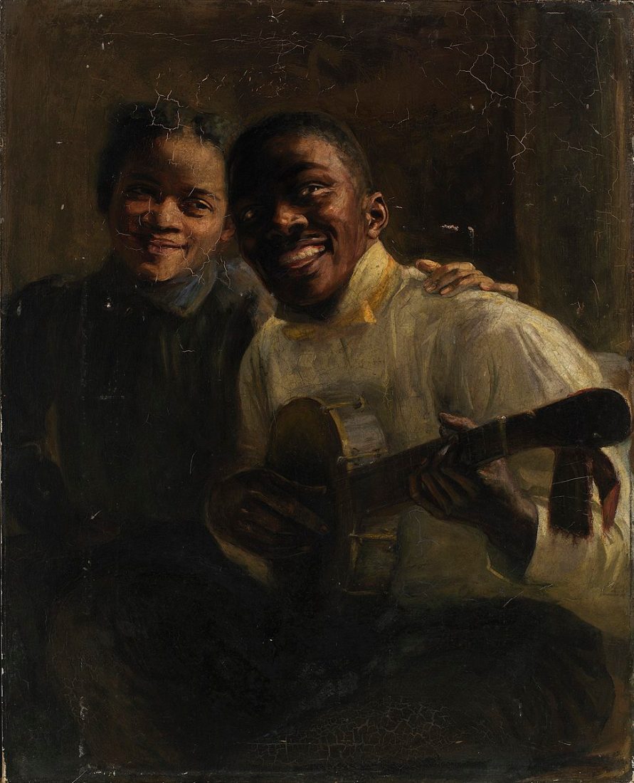 Two Musicians, by Robert Lee MacCameron, c. 1900.