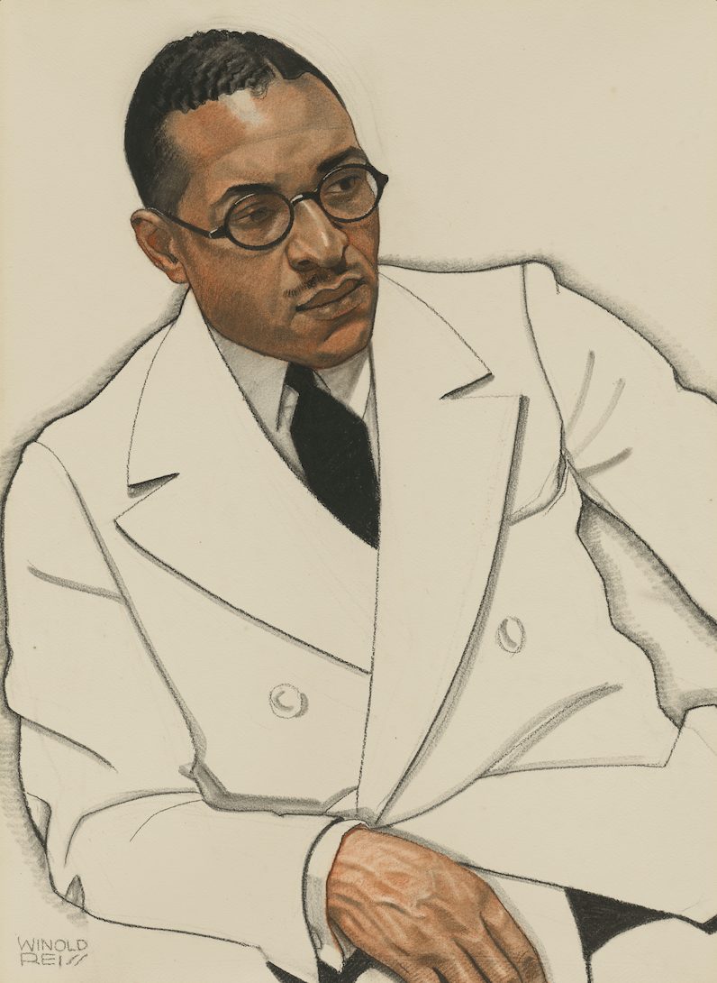 Charles S. Johnson, by Winold Reiss, c. 1925.