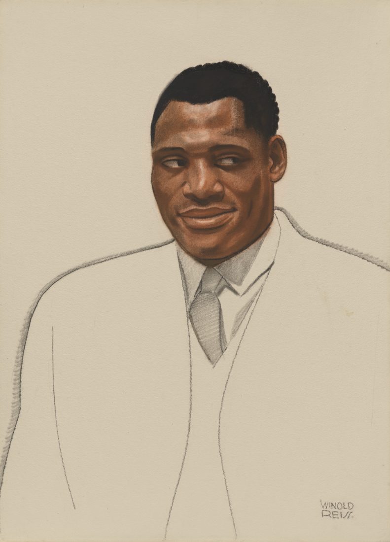 Paul Robeson, by Winold Reiss, c. 1925.