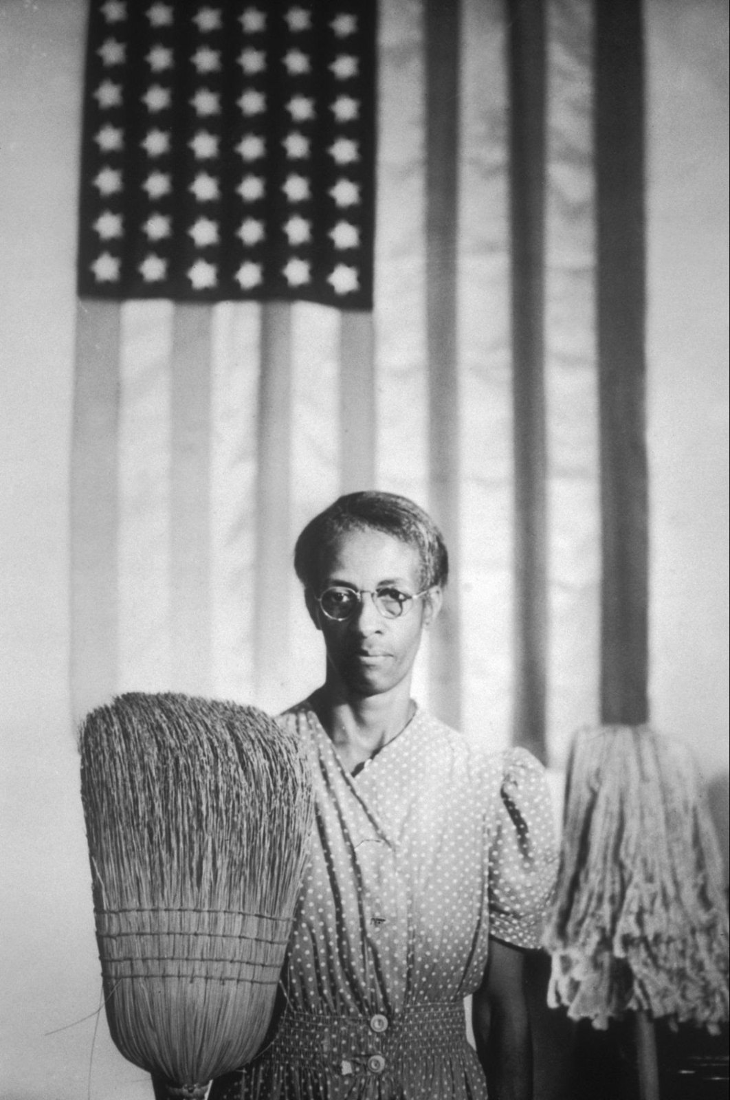 Government Charwoman, by Gordon Parks, 1942.