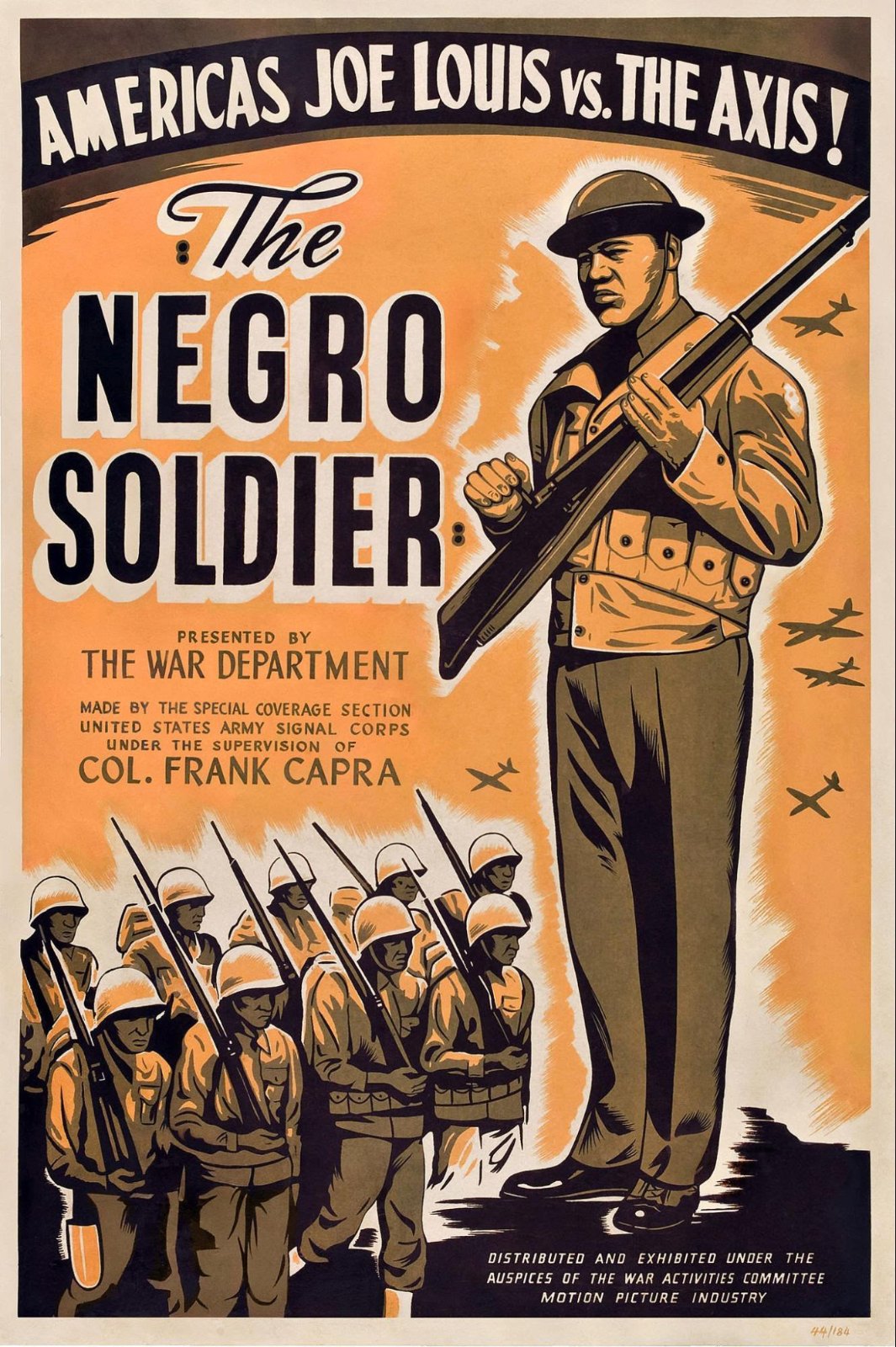 Poster for The Negro Soldier, U.S. War Department, 1944.