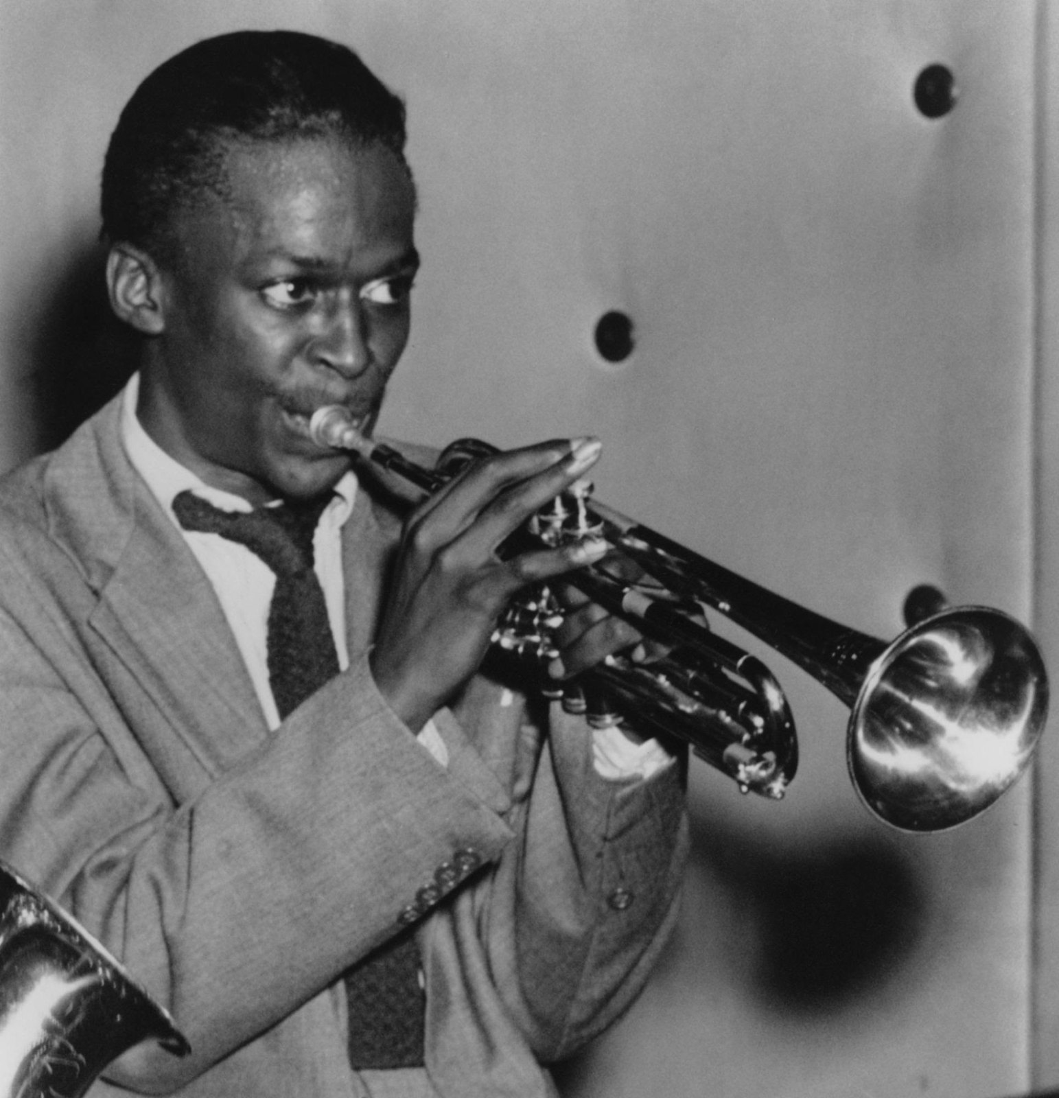 Miles Davis, photographed by William P. Gottlieb, c. 1947.