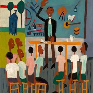 A painting by William H. Johnson, Smithsonian American Art Museum.